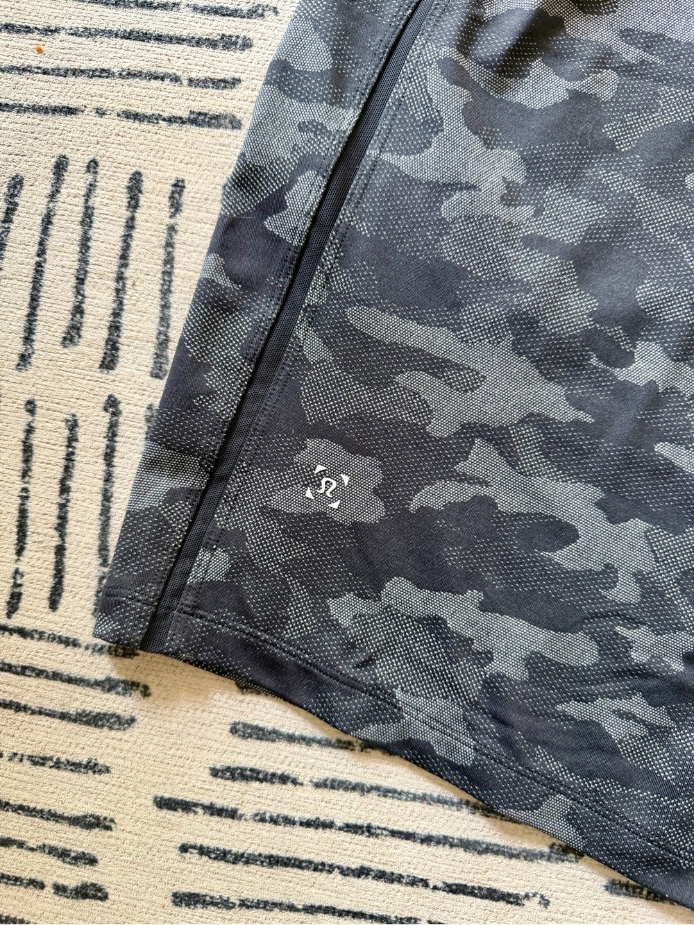Men's Camouflage Lululemon Pace Breaker Shorts - Picture 6 of 6